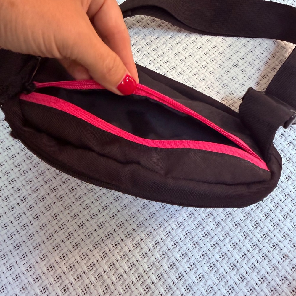 BOCO Gear Waist Pack Women OS Black Retro Rainbow Stripe Sporty Belt Bag Fanny - Picture 12 of 12
